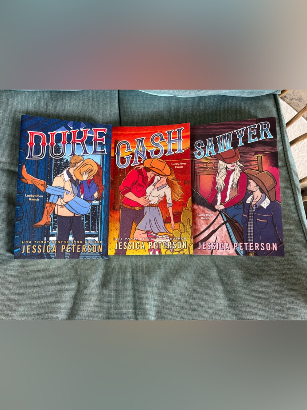 Jessica Peterson Paperback Book Set ~The Lucky River Ranch Series